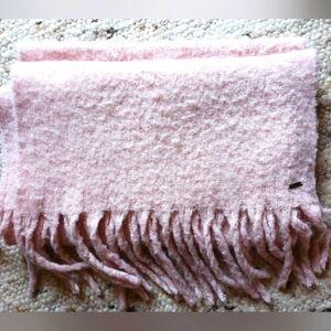 Hollister Large Pink Scarf or Wrap